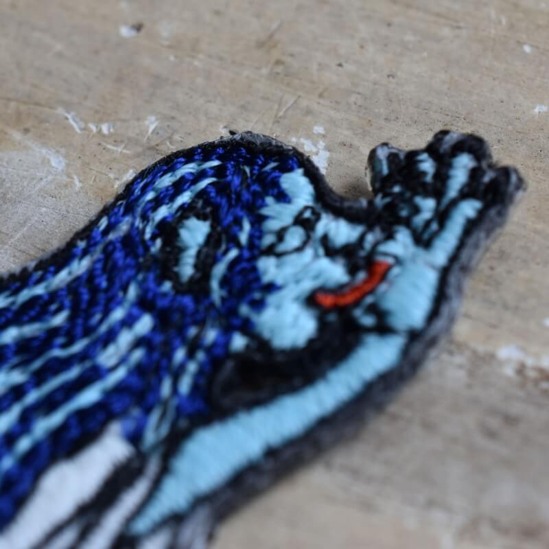 雨女妖怪刺繍ワッペン