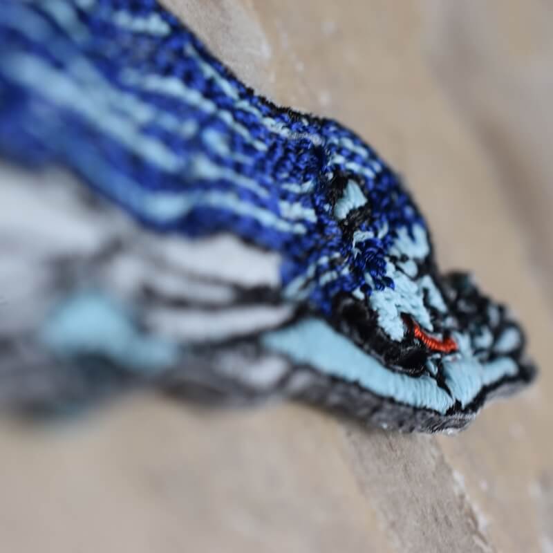 雨女妖怪刺繍ワッペン