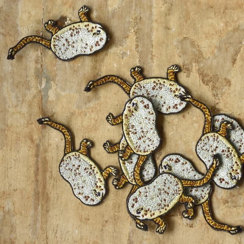虎子石妖怪刺繍ワッペン