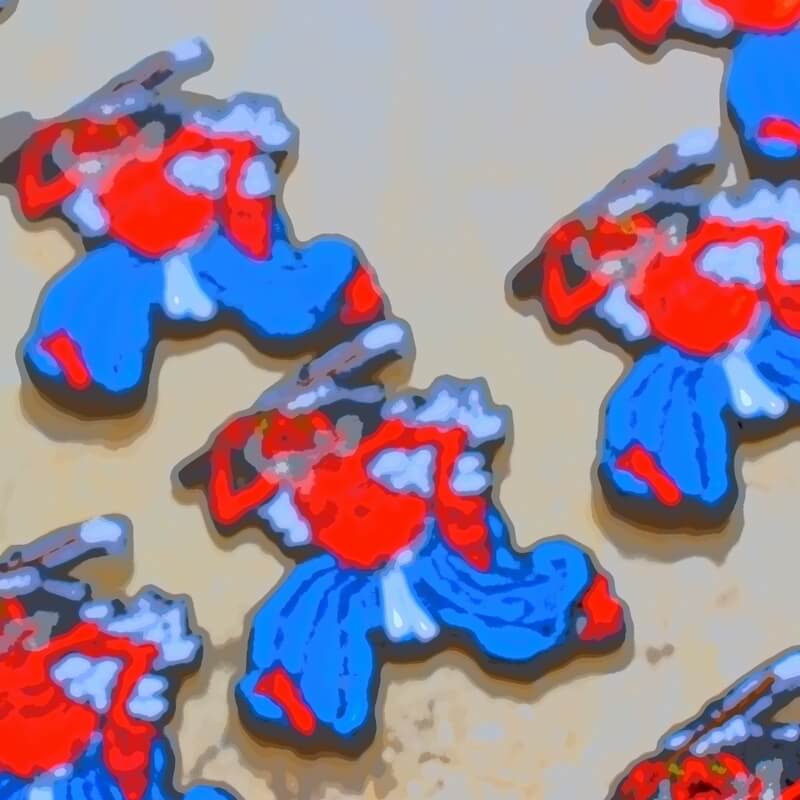 弊六妖怪刺繍ワッペン