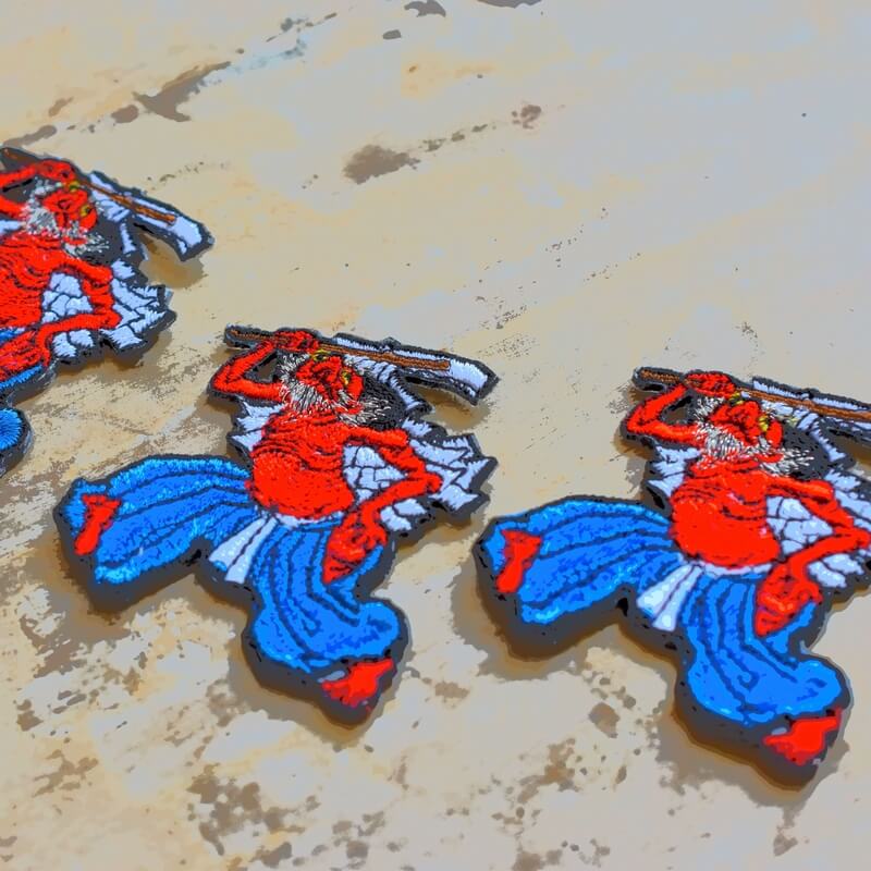 弊六妖怪刺繍ワッペン