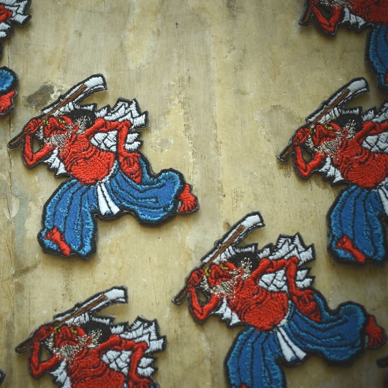 弊六妖怪刺繍ワッペン