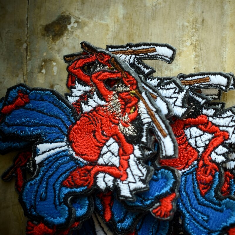 弊六妖怪刺繍ワッペン