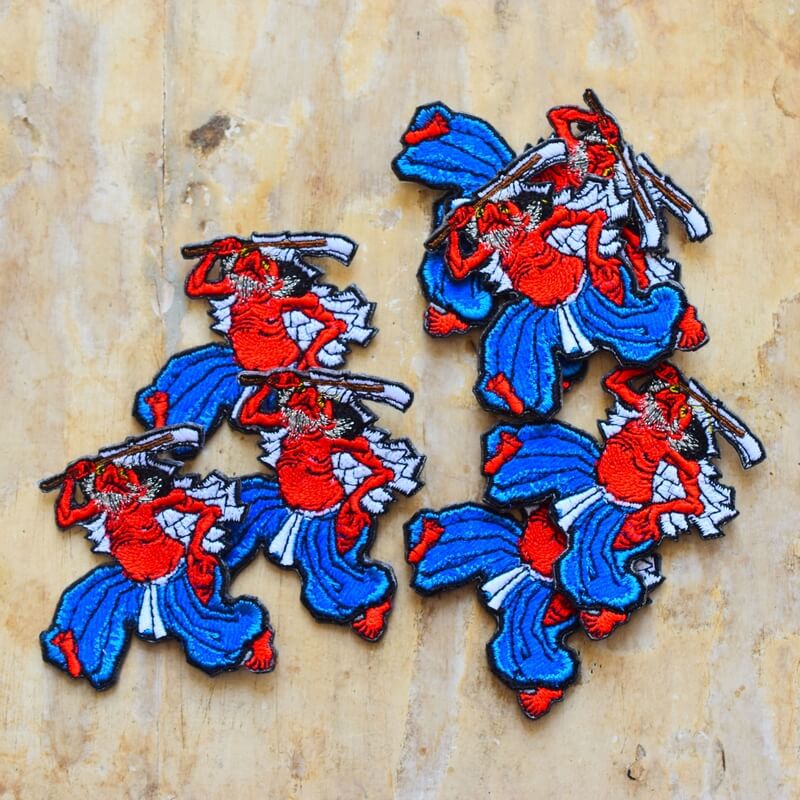 弊六妖怪刺繍ワッペン