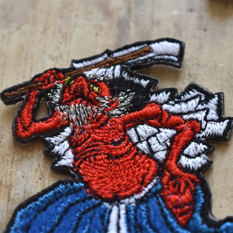 弊六妖怪刺繍ワッペン