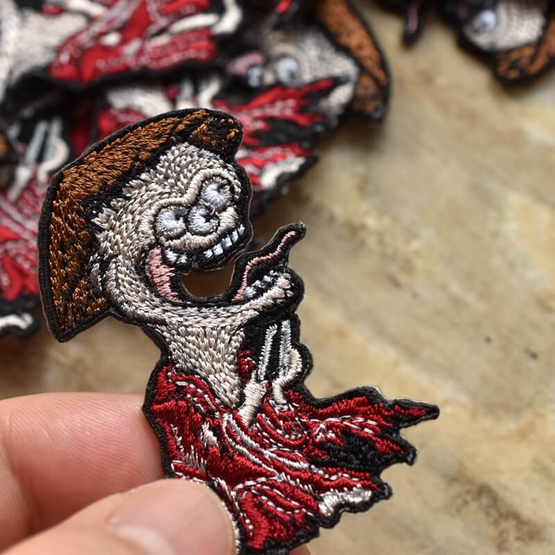 本所の小頭妖怪刺繍ワッペン