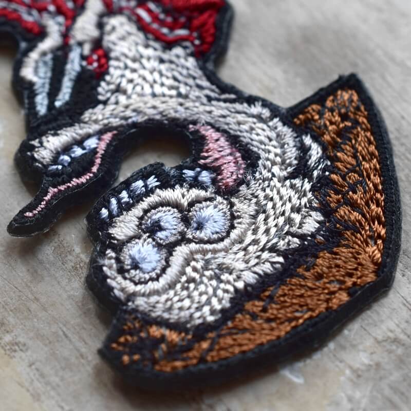 本所の小頭妖怪刺繍ワッペン