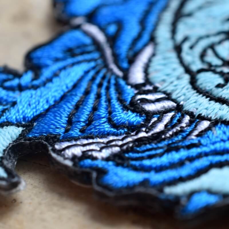 青坊主妖怪刺繍ワッペン