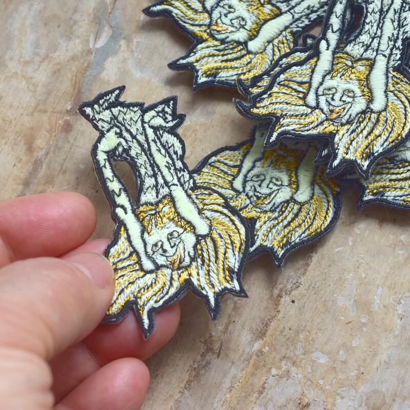 天上下妖怪刺繍ワッペン