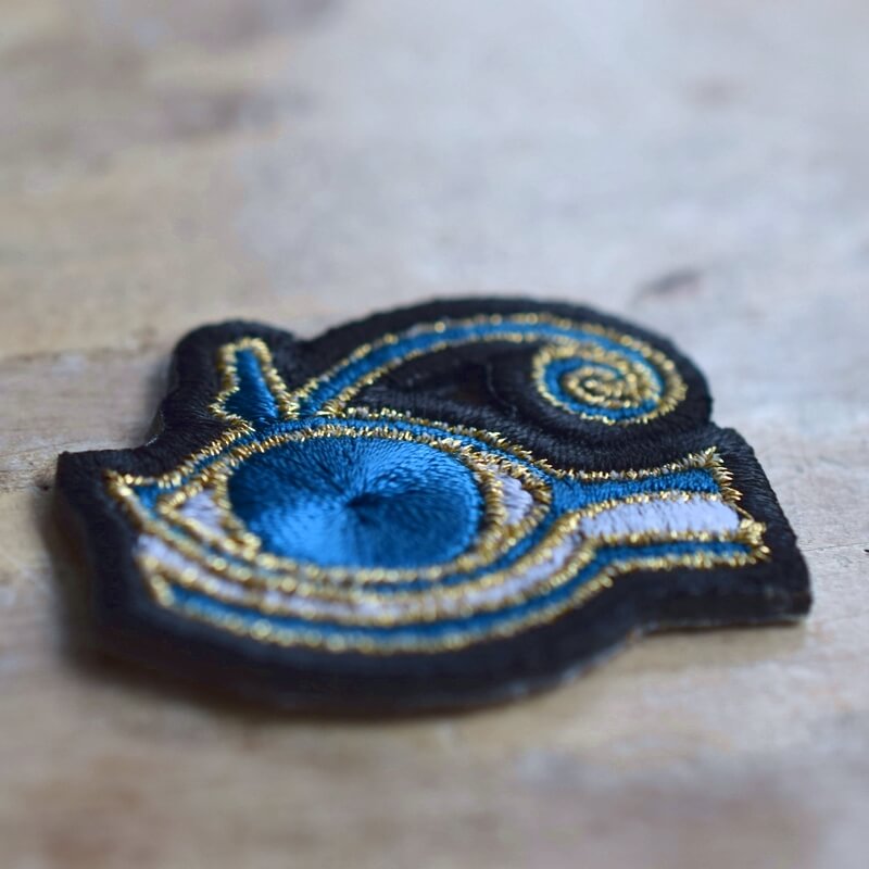 小さなミミケルの目]刺繍のワッペン