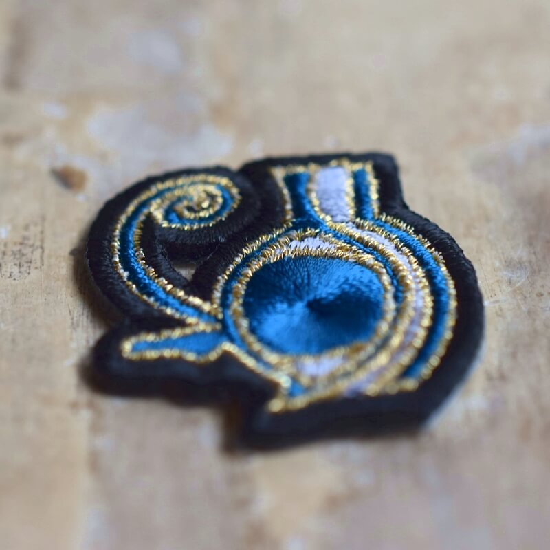 小さなミミケルの目]刺繍のワッペン