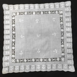 Burano hand works embroidered handkerchief／slit square | mimi刺繍 mimi  embroidery tokyo