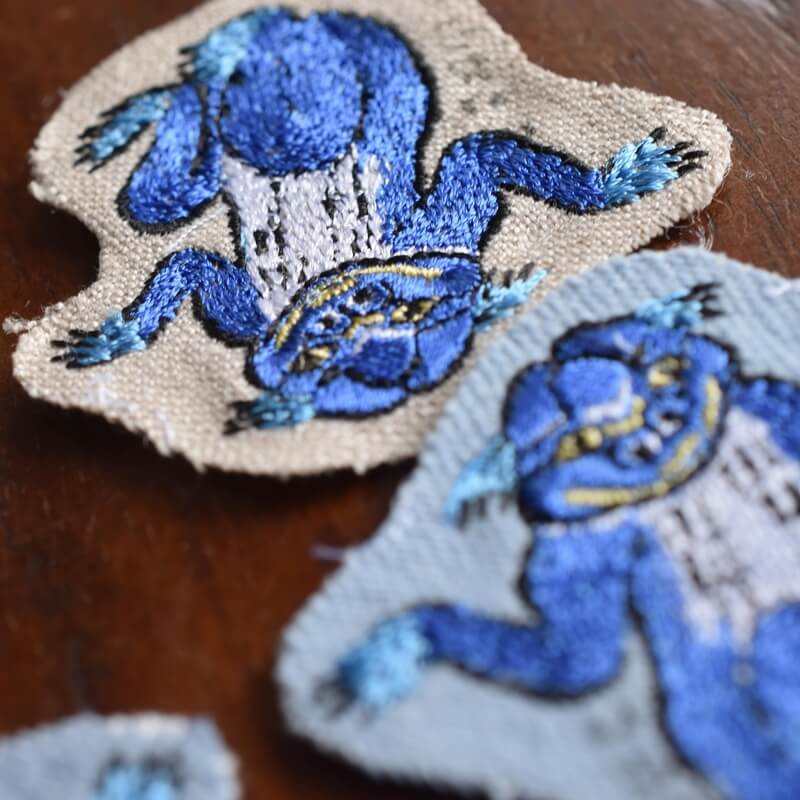 山谷響刺繍アップリケ