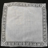 Burano hand works embroidered handkerchief／cloth flower