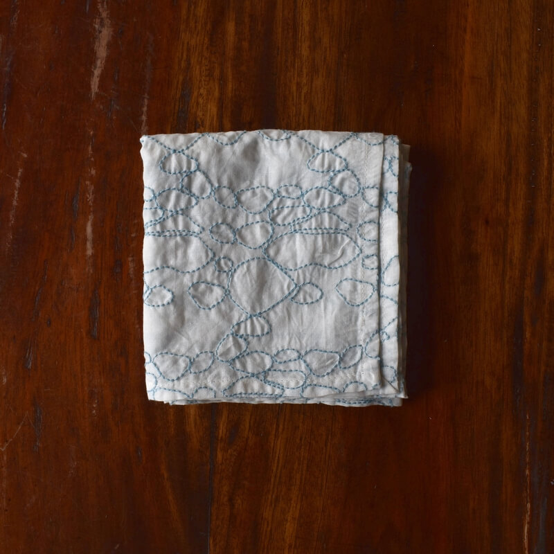 ドルフィンリングステッチハンカチ