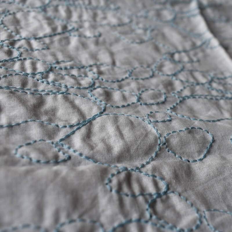 ドルフィンリングステッチハンカチ